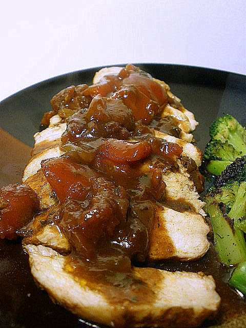 Chicken with Balsamic Tomatoes